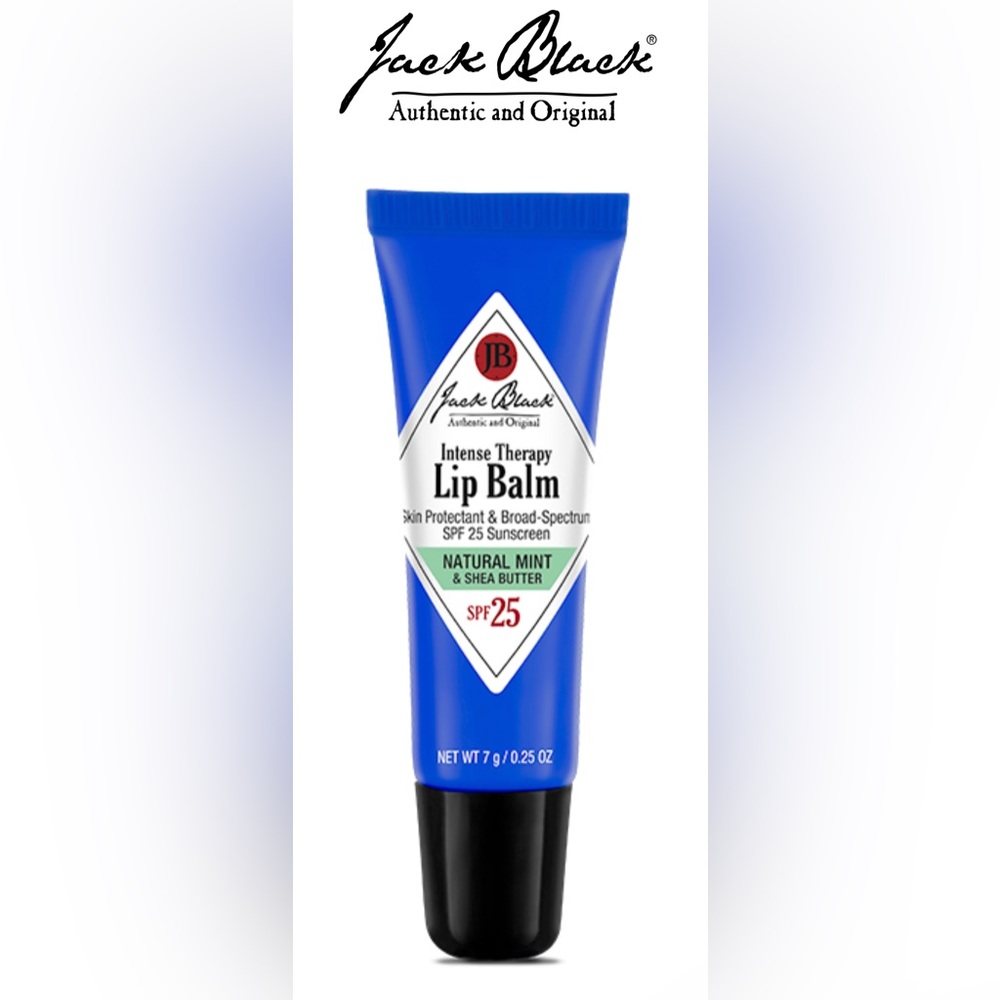 Jack Black Intense Therapy Lip Balm SPF 25 Natural Mint & Shea Butter
